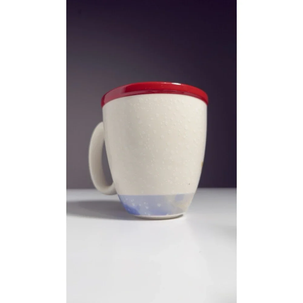 Williams Sonoma Nordic Elf Mug Stoneware Complete Snowman
